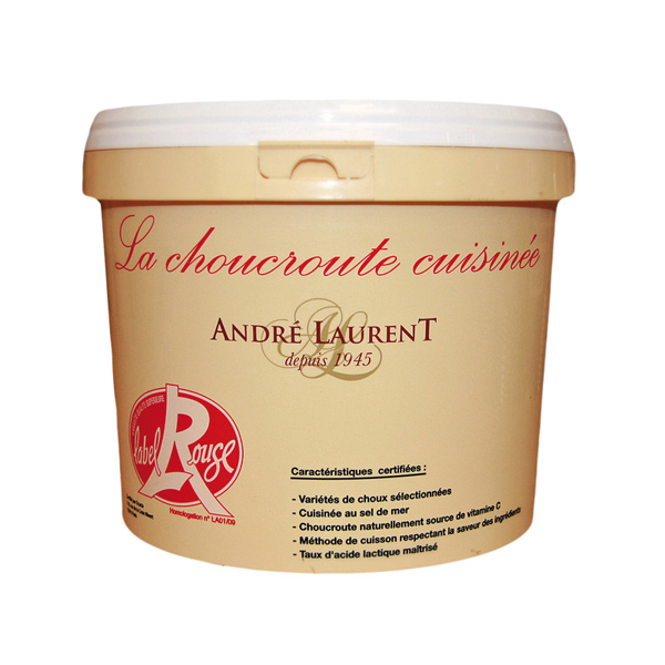 CHOUCROUTE CUISINÉE LABEL ROUGE SEAU 5KG