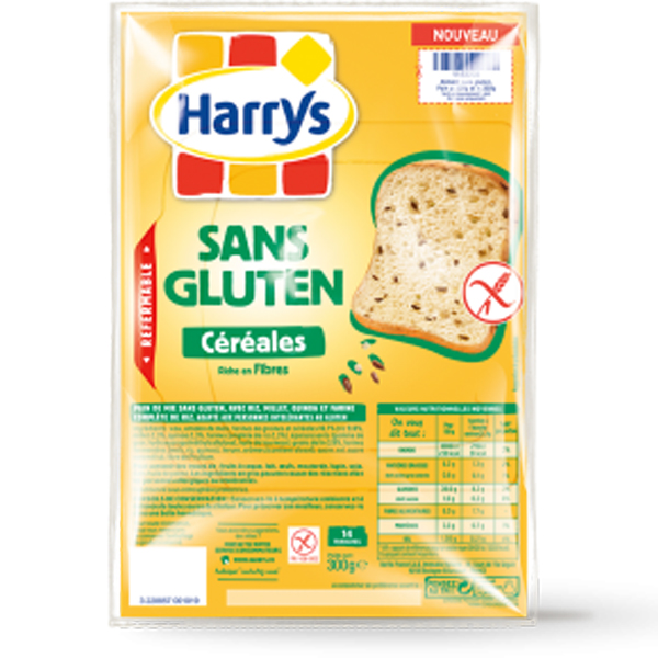 PAIN DE MIE AU CEREAL SANS GLUTEN 300 G