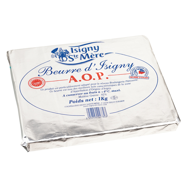 BEURRE PLAQUE TOURAGE AOP 1KG